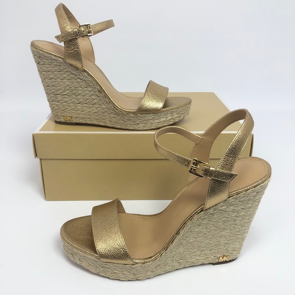 Michael Kors Shoes - Michael Kors Womens Jill Espadrille Wedge Sandals